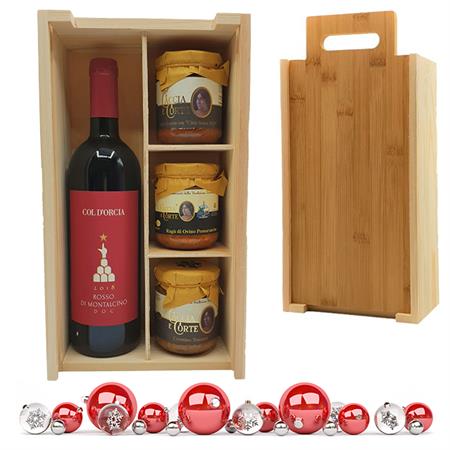 Rosso di Montalcino Col d'Orcia & Caccia e Corte Christmas Box