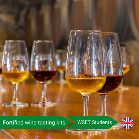 Fortified wine tasting packs and tasting tecniques