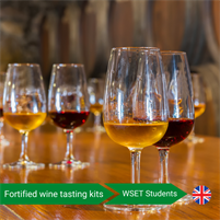 Fortified wine tasting packs and tasting tecniques