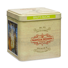 Brutti Buoni biscuits Tettuccio Cascella tin 150gr